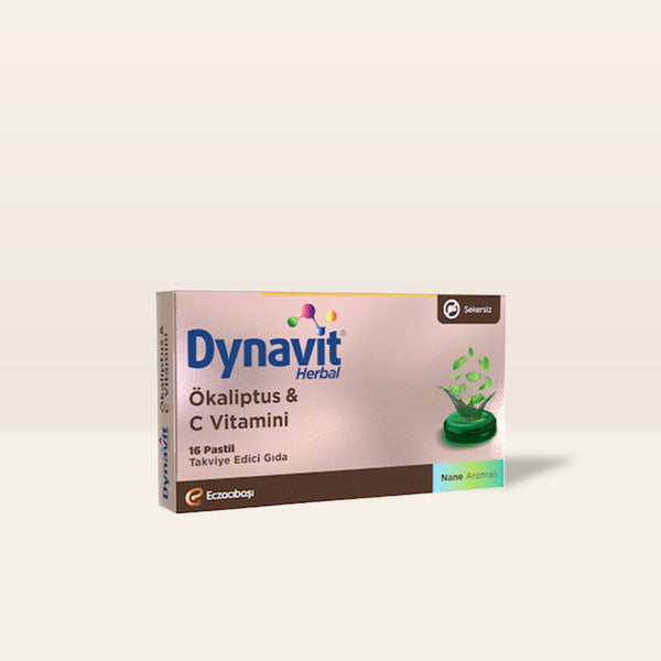 Dynavit Herbal Ökaliptus & C Vitamini 16 Pastil