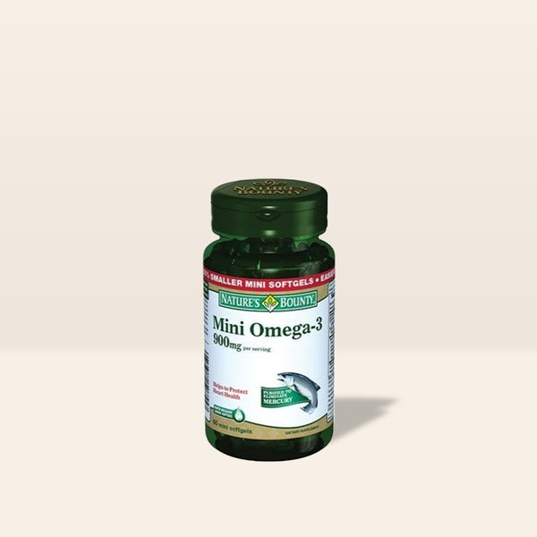 Nature's Bounty Mini Omega 3 900 Mg 60 Mini Softgels