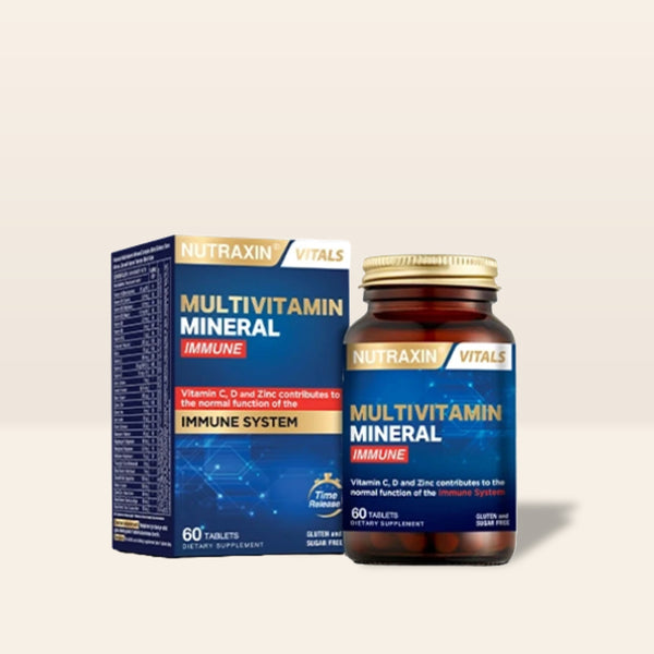 Nutraxin Muitivitamin Mineral Complex Takviye Edici Gıda 60 Tablet