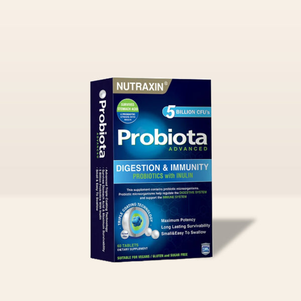 Nutraxin Probiota Advanced Probiotic Complex Containing Supplementary Food 60 Tablets