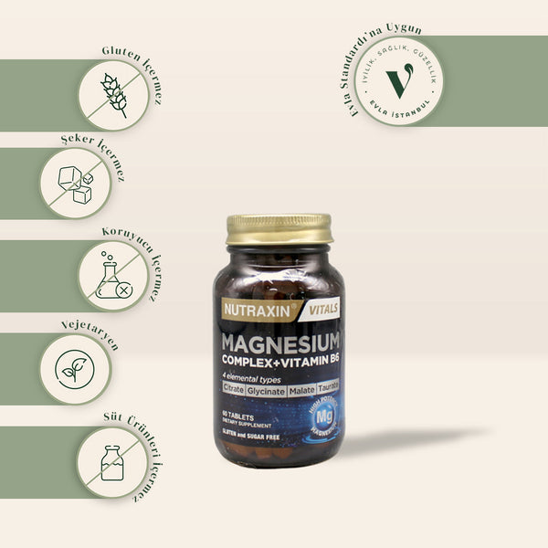 Nutraxin Magnesium Complex + Vitamin B6