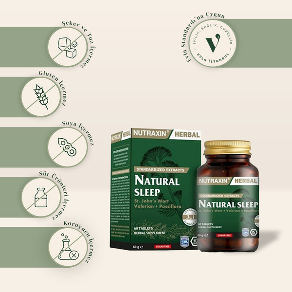 Nutraxin Naturel Sleep 60 Kapsül