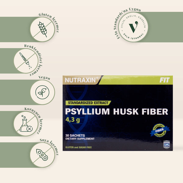 Nutraxin Psyllium Husk Fiber