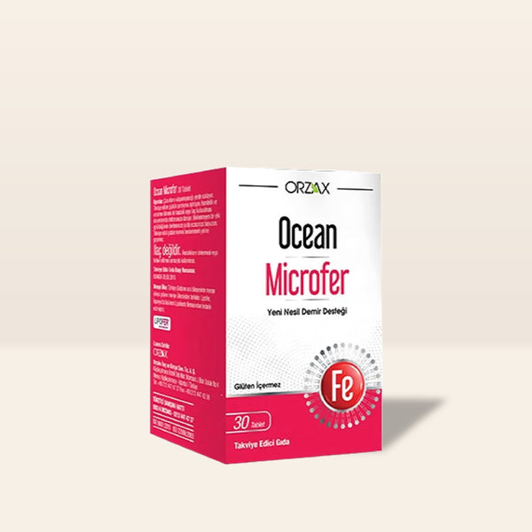 Orzax Ocean Microfer Demir Mİnerali İçeren Takviye Edici Gıda 30 Tablet