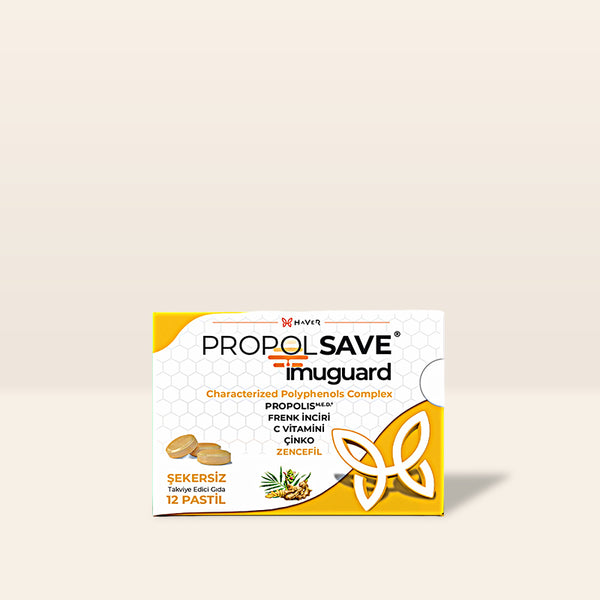 Propolsave Imugard Lozenge مكمل غذائي يحتوي على البروبوليس وفيتامين C والزنك