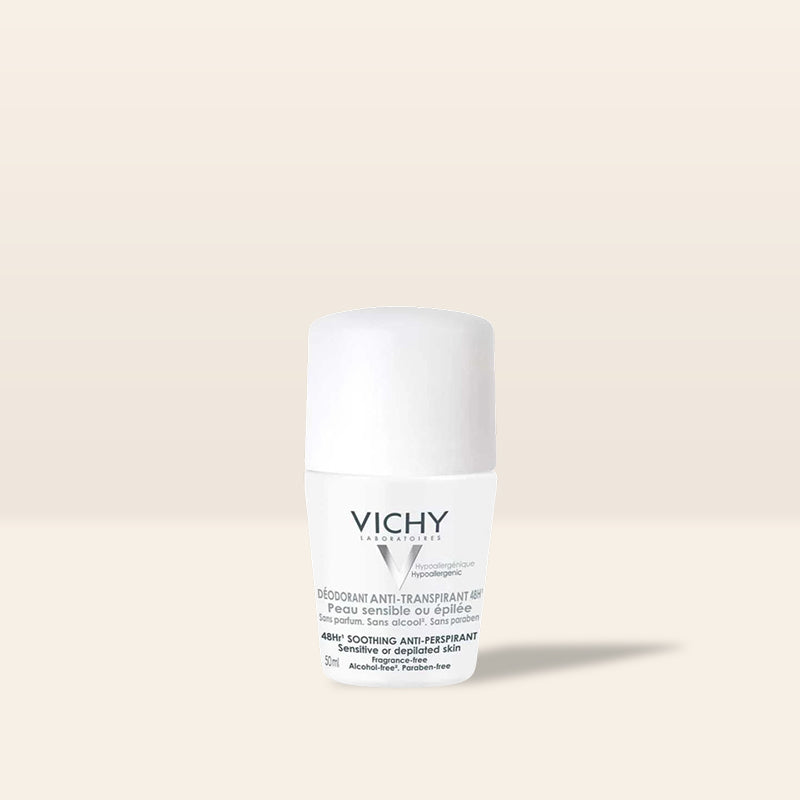 Vichy Hassas Ciltler İçin Terleme Karşıtı 48 Saat Etkili Roll-On