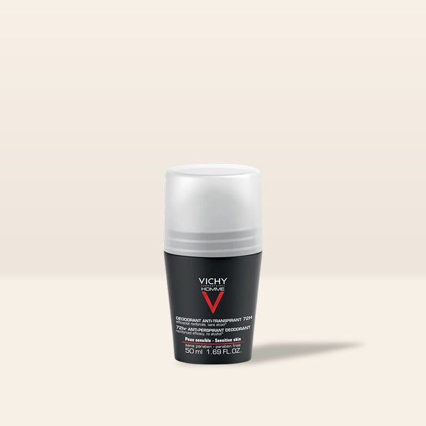 Vichy Homme Men's Anti-Perspirant 72-Hour Roll-On