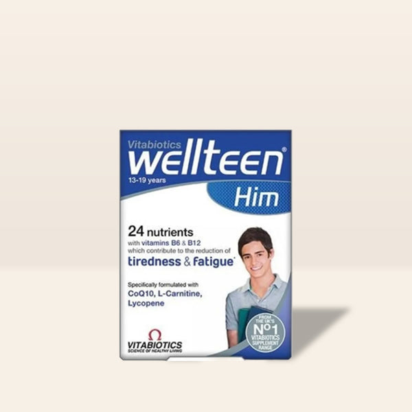 Vitabiotics Wellteen Him (13-19 yaş) Multivitamin Takviye Edici Gıda 30 Tablet