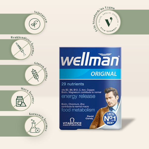 Vitabiotics Wellman Original 30 Tablets