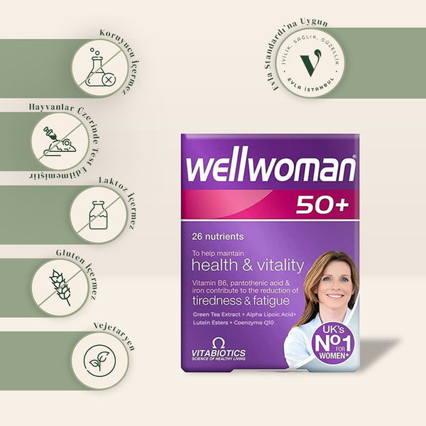 Vitabiotics Wellwoman 50+ (30 Tablet)