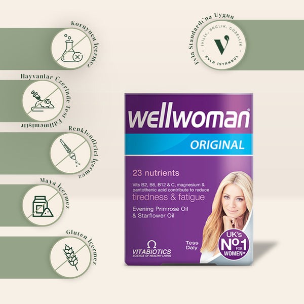 Vitabiotics Wellwoman Original 60 Tablets