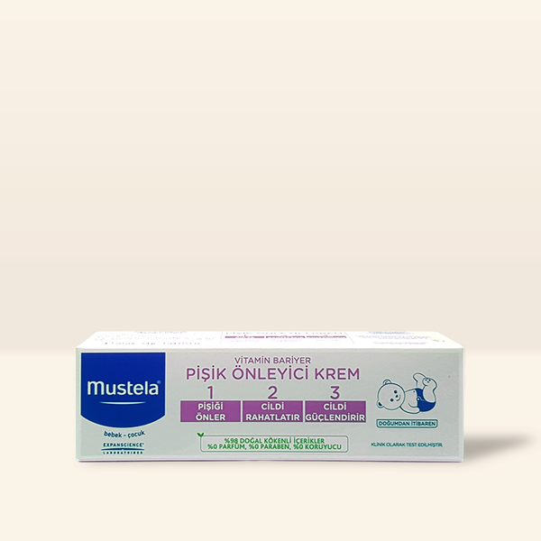 Mustela Vitamin Barrier 1-2-3 Pişik Kremi 50 ml