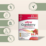 Vitabiotics Ultra Cranberry 750 mg 30 Tablets