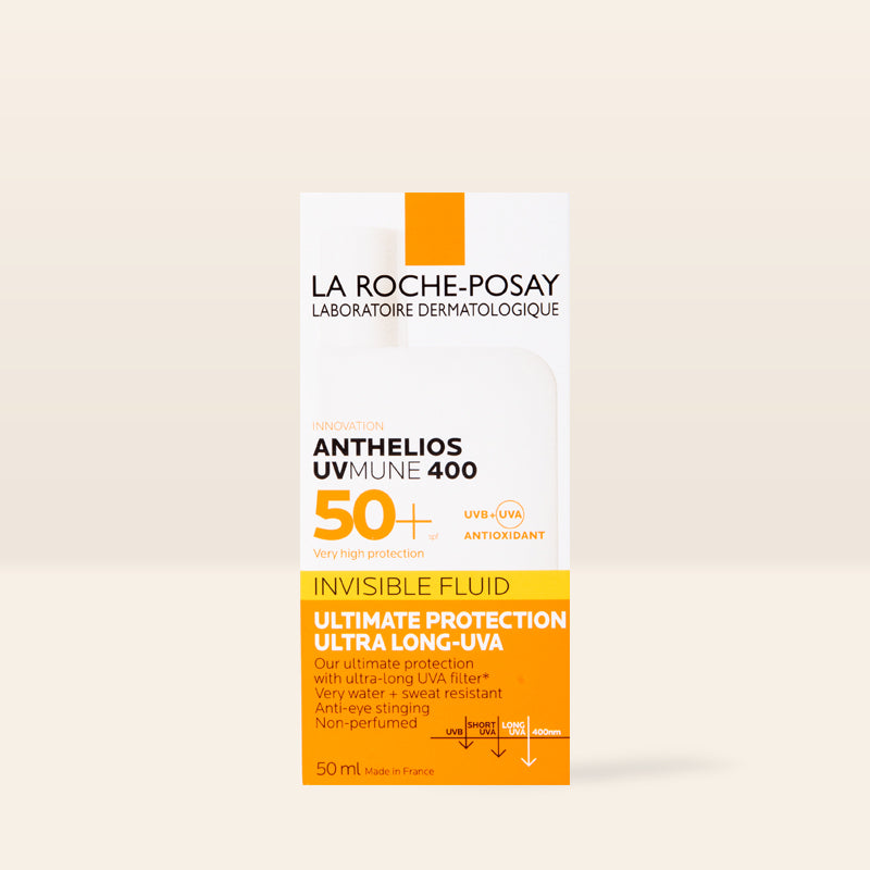 لاروش بوساي أنثيليوس UVMUNE 400 سائل غير مرئي واقي من الشمس SPF50+