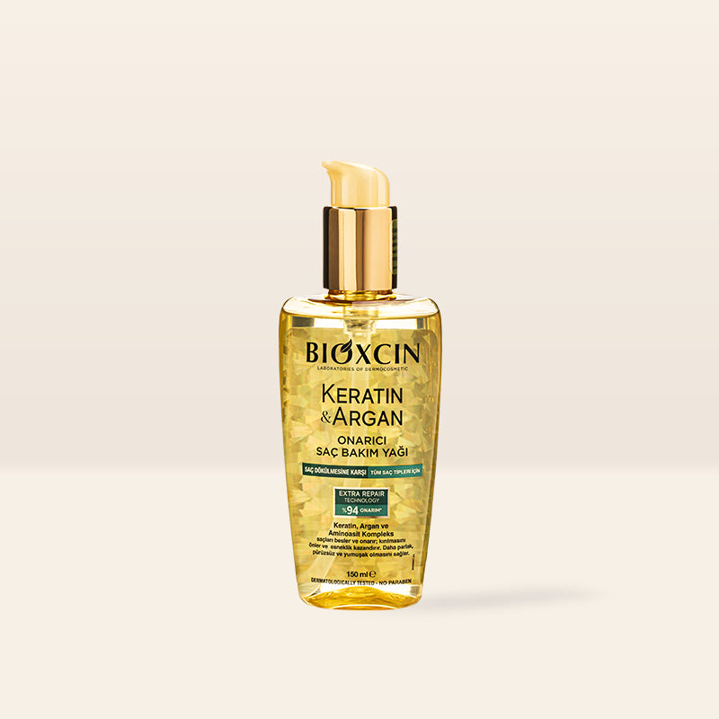 Bioxcin Keratin and Argan Repairing Hair Care Oil